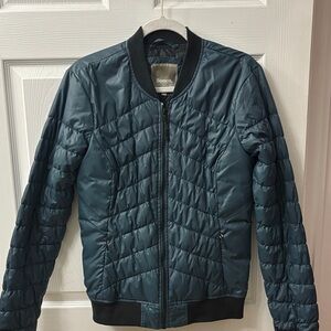 Bench Puffer Coat - Teal